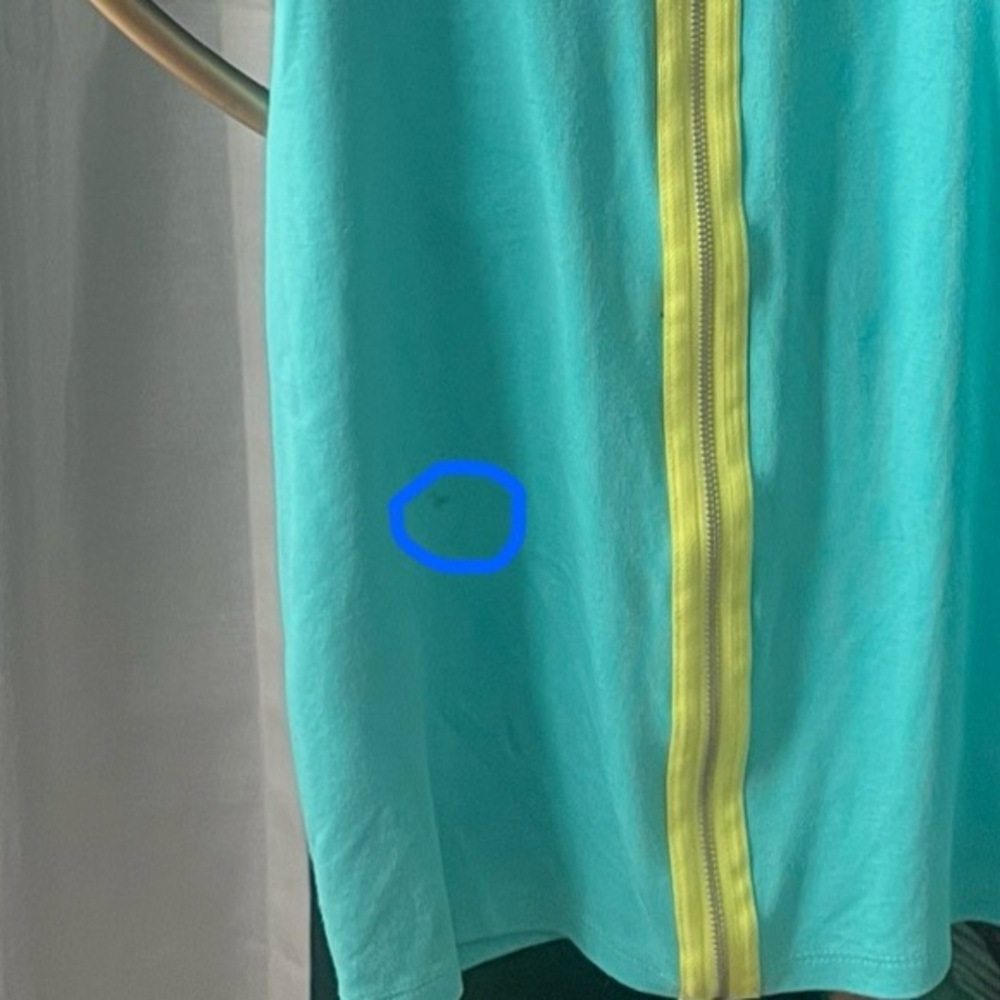 Junk Brand Turquoise Zip-Up Dress - Picture 4 of 4